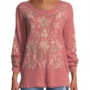 Johnny Was Othilia Thermal Embroidered Top